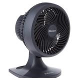 Holmes HOAF90-NTUC Blizzard 9" Three-Speed Oscillating Table/Wall Fan, Charcoal, 14.4" x 10.4" x 10.6"