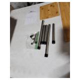 Ollieroo Upgarde 3 Tier Desktop Organizer Office Kitchen Corner Shelf Unit Spice Rack Adjustable Bamboo Storage Rack(No Hooks)