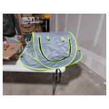 Zento Deals Baby Pop Up Tent - Portable Sunshade Foldable Travel Tent - Baby Camping Bed with Mosquito Net UV Protection UPF 50+ Sun Shelters for Infants - Sun Shade for Girls Boys