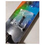 Geelife Pro Complete Skateboards for Beginners Adults Youths Teens Kids Girls Boys 31"x8" Skate Boards Canadian Maple Double Kick Concave Longboards (Nebulae)