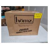 Homz Plastic Storage, Modular Stackable Storage Bins with Blue Latching Handles,112 Quart, Clear, Stackable, 2-Pack