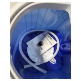 Pyle Upgraded Version Portable Washer - Top Loader Portable Laundry, Mini Washing Machine, Quiet Washer, Rotary Controller, 110V - For Compact Laundry, 4.5 Lbs. Capacity, Translucent Tubs