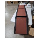 Pet Gear Tri-Fold Ramp, Supports up to 200lbs, 71 in. Long, Patented Compact Easy-Fold Design, Two Models to Choose from, Safety Tether Included