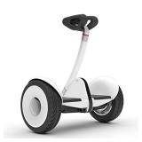 Segway Ninebot S Smart Self-Balancing Electric Scooter with LED light, Portable and Powerful, White
