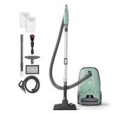 Kenmore BC2005 pet Friendly Lightweight Bagged Canister Vacuum Cleaner with Extended telescoping Wand, HEPA Filter, Retractable Cord, and 2 Cleaning Tools, Green