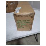 National Tree Company Pre-lit Artificial Tree For Entrances and Christmas| Includes Pre-strung White Lights | Montclair Spruce - 4 ft, Black/Gold