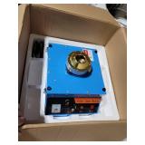 Display4top Tabletop Commercial Electric Cotton Candy Machine Sweet Sugar Candy Floss Maker,With Lights and Music (Light blue)