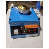 Display4top Tabletop Commercial Electric Cotton Candy Machine Sweet Sugar Candy Floss Maker,With Lights and Music (Light blue)