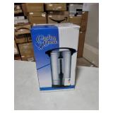 Chefman Electric Hot Water Pot Urn w/ Auto & Manual Dispense Buttons, Safety Lock, Instant Heating for Coffee & Tea, Auto-Shutoff/Boil Dry Protection, Insulated Stainless Steel, 5.3L/5.6 Qt/30+ Cups