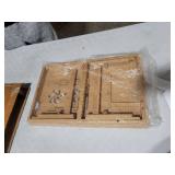 SONGMICS Bamboo Laptop Desk Serving Bed Tray Breakfast Table Tilting Top with Drawer