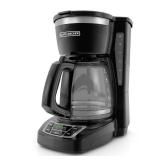 Black+Decker - 12-Cup Programmable Coffee Maker - Black