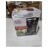 Black+Decker - 12-Cup Programmable Coffee Maker - Black