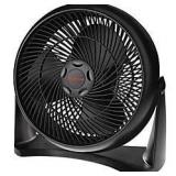 Honeywell HT-908 TurboForce Room Air Circulator Fan, Medium, Black Quiet Personal Fan for Home or Office, 3 Speeds and 90 Degree Pivoting Head