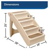 Solvit PupSTEP Plus XL Stairs, 28 x 18 x 25-Inch - #62398