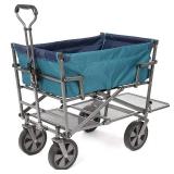 Mac Sports - Double Decker Folding Wagon - Teal