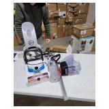 Hoover - PowerDash Corded Upright Deep Cleaner - White/Blue