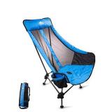 Cascade Mountain Tech Hammock Camp Chair with Adjustable Height - Ultralight for Backpacking, Camping, Sporting Events, Beach, and Picnics with Carry Bag - Royal Blue