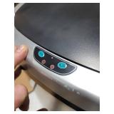 iTouchless 13 Gallon SensorCan KitchenTrash Can with Odor Filter, Stainless Steel, Oval Shape, Sensor-Activated Lid Garbage Bin for Home, Office, Slim Space-Saving, Battery & AC Adapter not included