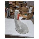 Fab Glass and Mirror Side Coffee Table, 18 in, Black