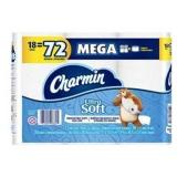 Charmin Ultra Soft Toilet Paper, 18 Mega Rolls