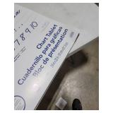 Pacon Chart Tablet, 1" Ruled, 24" x 32", White, 25 Sheets