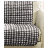 Sure Fit Velvet Deluxe Pet Armless Loveseat Slipcover with Sanitize Odor Release