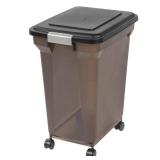 IRIS Premium Airtight Pet Food Storage Container, 42-Pounds, Smoke