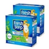 Fresh Step Advanced Refreshing Gain Scented Clumping Clay Cat Litter, 18.5-lb box, 2 pack