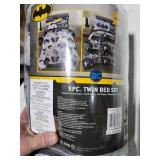Franco Kids Bedding Super Soft Comforter and Sheet Set with Sham, 5 Piece Twin Size, Batman