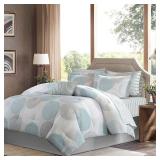 Madison Park Essentials Knowles 9-Pc. Queen Comforter Set Bedding