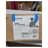 Honeywell Eamon 52" Modern Espresso Bronze Remote Control Ceiling Fan with Integrated LED Light, 3 Blade