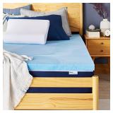 Sleep Innovations 2-inch Memory Foam Mattress Topper, Queen