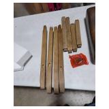 Nathan James Hylie Nailhead Wood Pub-Height Kitchen Counter Bar Stool 24", Dark Brown/Light Brown