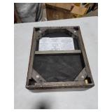 Nathan James Hylie Nailhead Wood Pub-Height Kitchen Counter Bar Stool 24", Dark Brown/Light Brown