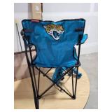 Rawlings NFL Gameday Elite Lightweight Folding Tailgating Chair, with Carrying Case, Jacksonville Jaguars