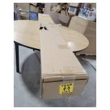 Mellow 9 Inch Ace of Base Hinged Metal Platform Bed Frame, Heavy Duty Steel Slats, Black, King