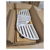 Corner Shelf Stand 3 Tier - Corner Stand for Corner Display and Storage in Bathroom, Living Room, Bedroom