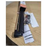 EasyBaby Products Extra Wide Indoor Outdoor Retractable Baby Gate, 33" Tall, Extends up to 71" Wide, Black