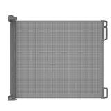 Perma Child Safety Indoor/Outdoor Retractable Baby Gate 33" Tall, Extends to 71" Wide, Gray