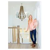 Cardinal Gates Stairway Angle Baby Gate 27"-41.5", White