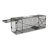 Humane Way Folding 32 Inch Live Humane Animal Trap - Safe Traps for All Animals - Raccoons, Cats, Groundhogs, Opossums - 32"x10"x12"