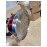 Mr Coffee Claredale Stainless Steel Whistling Tea Kettle, 2.2 Quarts, Red