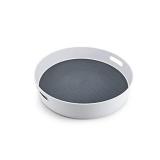 Copco Non-Skid Under-Sink Pantry Cabinet Kitchen Organizer, 18-Inch, White/Gray 2