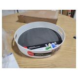 Copco Non-Skid Under-Sink Pantry Cabinet Kitchen Organizer, 18-Inch, White/Gray 2