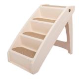 PetSafe CozyUp Folding Pet Step, Lightweight and Easy to Carry, No-Slip Access, Tan 25 in