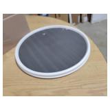 Copco 255-0186 Non-Skid Pantry Cabinet Lazy Susan Turntable, 18-Inch, White/Gray - 2555-0186