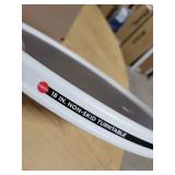 Copco 255-0186 Non-Skid Pantry Cabinet Lazy Susan Turntable, 18-Inch, White/Gray - 2555-0186