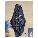 Cascade Mountain Tech Trekking Poles - Aluminum Hiking Walking Sticks with Adjustable Locks Expandable to 54" (Set of 2), Cork Grip, Orange