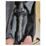 Cascade Mountain Tech Trekking Poles - Aluminum Hiking Walking Sticks with Adjustable Locks Expandable to 54" (Set of 2), Cork Grip, Orange