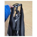 Cascade Mountain Tech Trekking Poles - Aluminum Hiking Walking Sticks with Adjustable Locks Expandable to 54" (Set of 2), Cork Grip, Orange